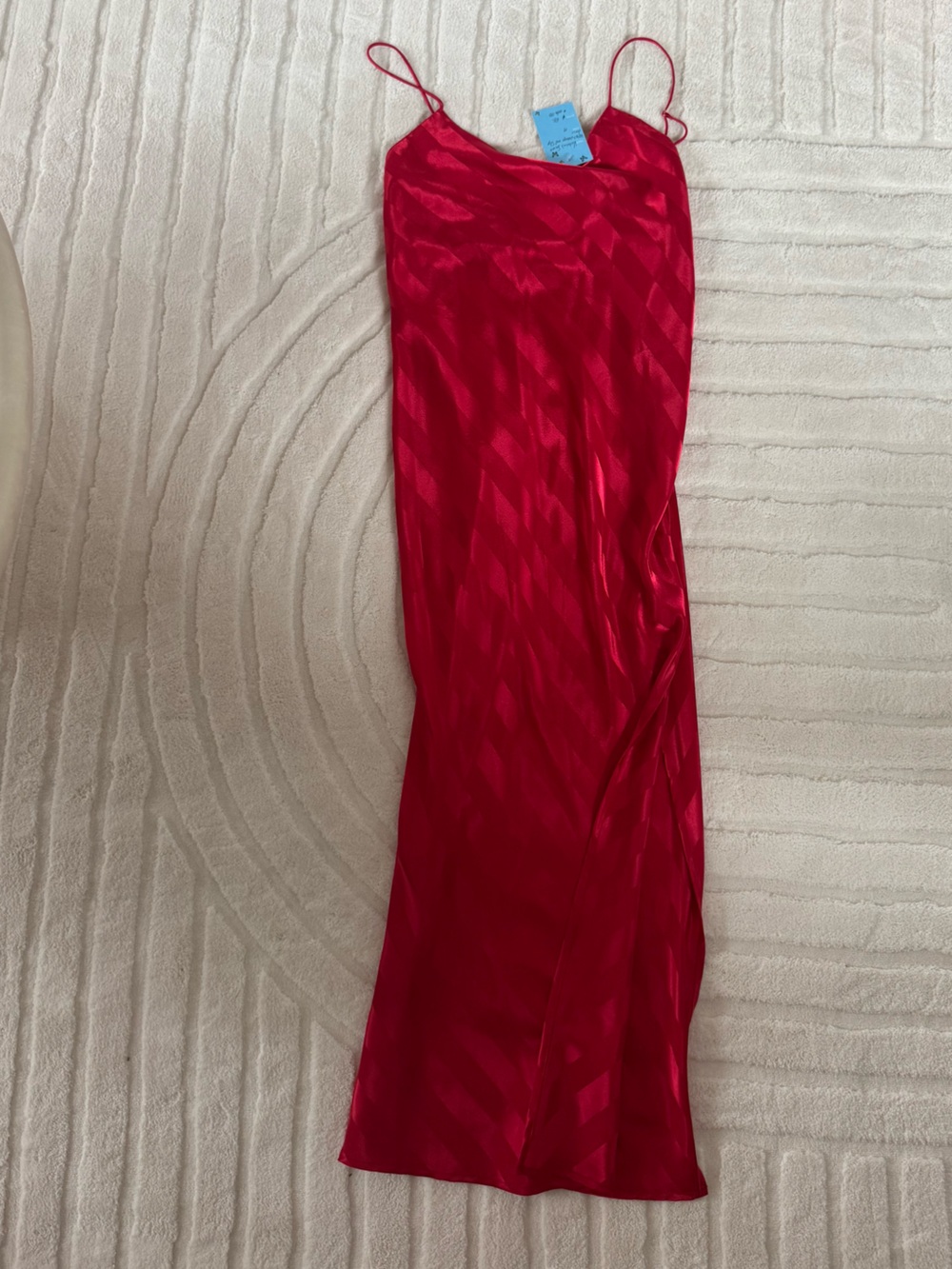 Victoria's Secret Red Satin Slip Dress